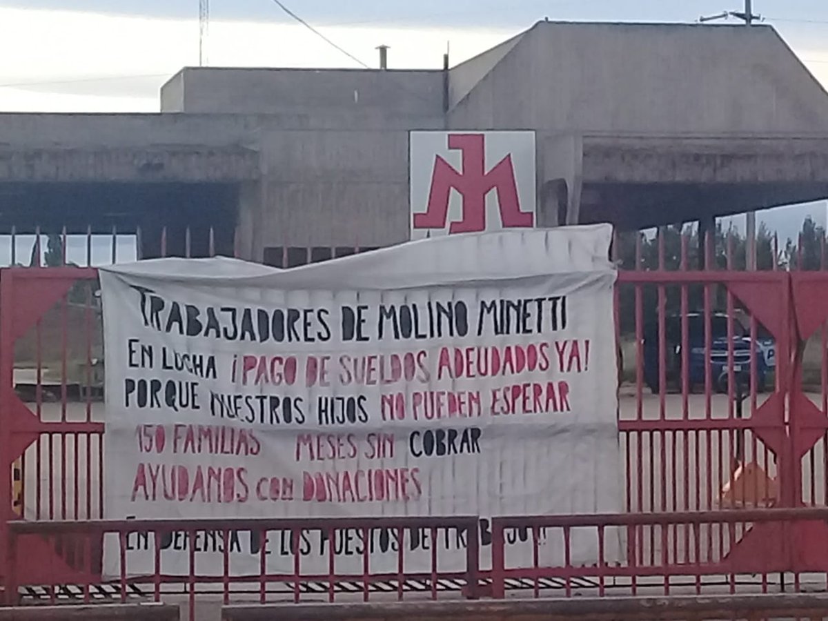Urbanski_Fabian's tweet photo. #MolinosMinetti Desde ADN Astillero Rio Santiago nos solidarizamos y ponemos a disposición en su lucha por la reapertura y puesta en funcionamiento de tan importante fabrica para la región generadora de empleo d calidad en este difícil momento que atravesamos los y las argentinos https://t.co/VVeILvVAeI