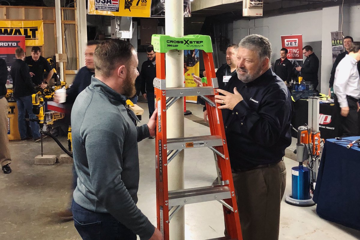 RouzerGroup's tweet image. Tons of fun with Gary + Chris at @TotalToolSupply National Sales Meeting today and showing off how AWESOMENESS of @GreenleeTools + @LvilleLadder!!

#Rouzer #TotalTool #Greenlee #LouisvilleLadder #Ladders #ToolsoftheTrade #Tool #Sparky #Contractor  #ThursdayThoughts
