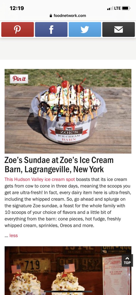zoesicecream's tweet photo. Wow!! Best Ice Cream Sundae in the country!
Thanks Food Network!! Honored to be mentioned alongside these other creative ice cream shops. 
Click the link in our bio and read what @FoodNetwork has to say. https://t.co/CFJZ2In2h1