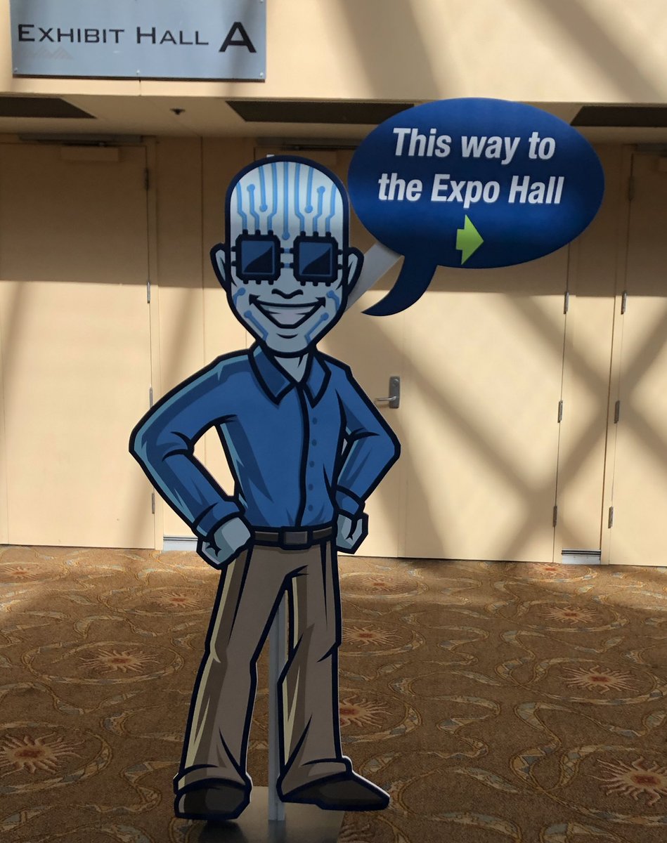MentorPCB's tweet photo. @DesignCon expo hall is open. Stop by the Mentor booth to meet our technical experts, theater presentations and win a yeti cooler.  @MentorPCB https://t.co/6YXxocQr0n