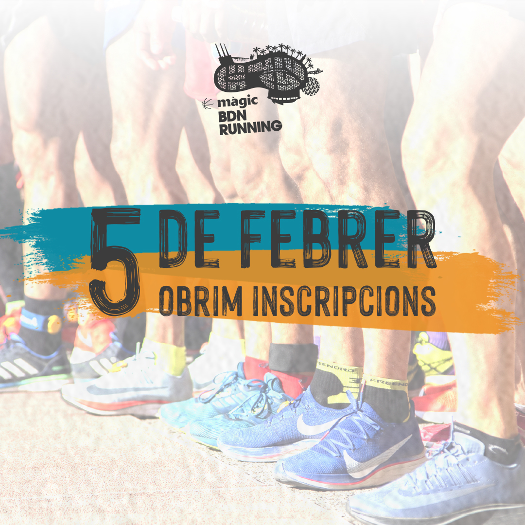 MagicBDNRunning's tweet photo. 🏃🏽♂️5 de Febrer Obrim Inscripcions.🤩
Reserva la data per poder córrer més que mai.
La 9a edició de la #MagicBDNRunning t'espera el 5 d'Abril.
🔸https://t.co/g2nEs6lJnu
🔸CURSA 10K, 5K i Infantil.
#MagicBDNRunning https://t.co/k1sn2hDIlS