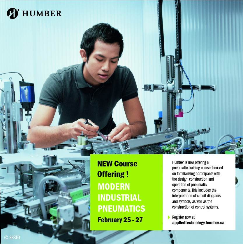 HumberAppTech's tweet photo. Don't forget to register for this training course! Register now https://t.co/BERcq4jST4

@FestoCanada #pneumatics #humbercollege #wearehumber #modernindustrialpneaumatics #pneumatic #course #trainingcourse #controlsystems https://t.co/Y9DPInTNhS