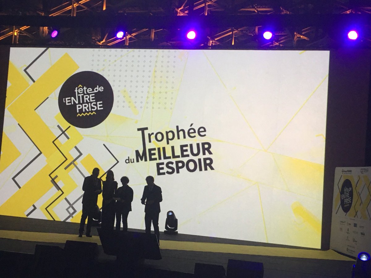 👉 #FDE2020 trophée meilleur espoir de l’année #silkhom proud of ⁦@FeteEntreprise⁩ <a href="/CPMErhone/">CPME du Rhône</a> #leprogres #CPME69 #HalleTonyG