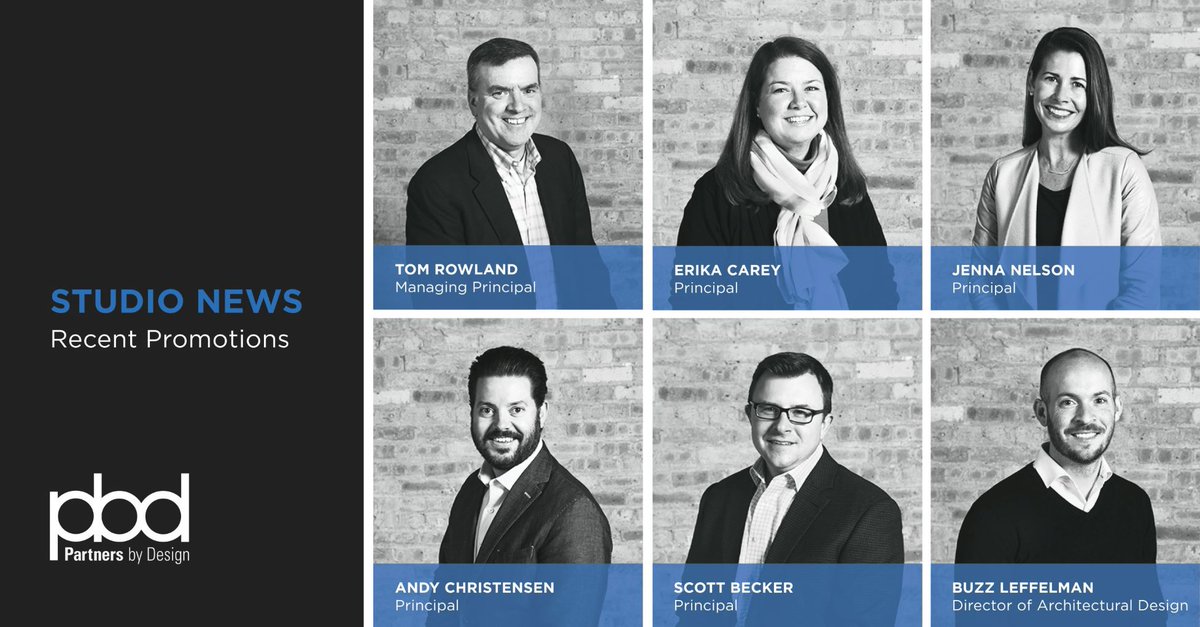 Partners by Design is pleased to announce six recent promotions: bit.ly/2U9IahD