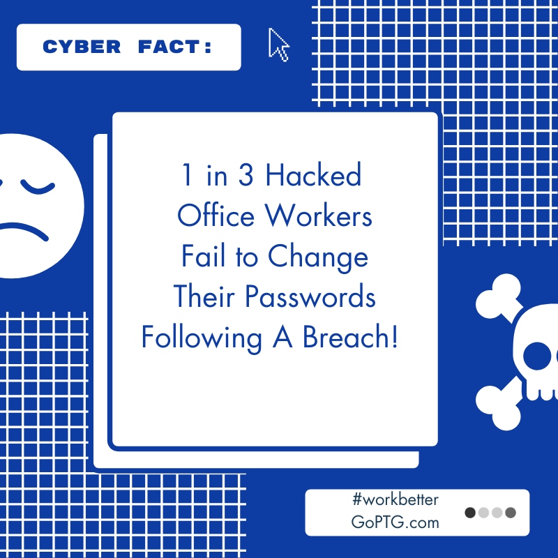 palmettotg's tweet image. Today&apos;s cyber fact should concern anyone who&apos;s worked somewhere that has experienced a breach. If you even think your account has been compromised, employ MFA and change your passwords!
#passwordmanagment #emailsecurity #datasecurity #databreach
