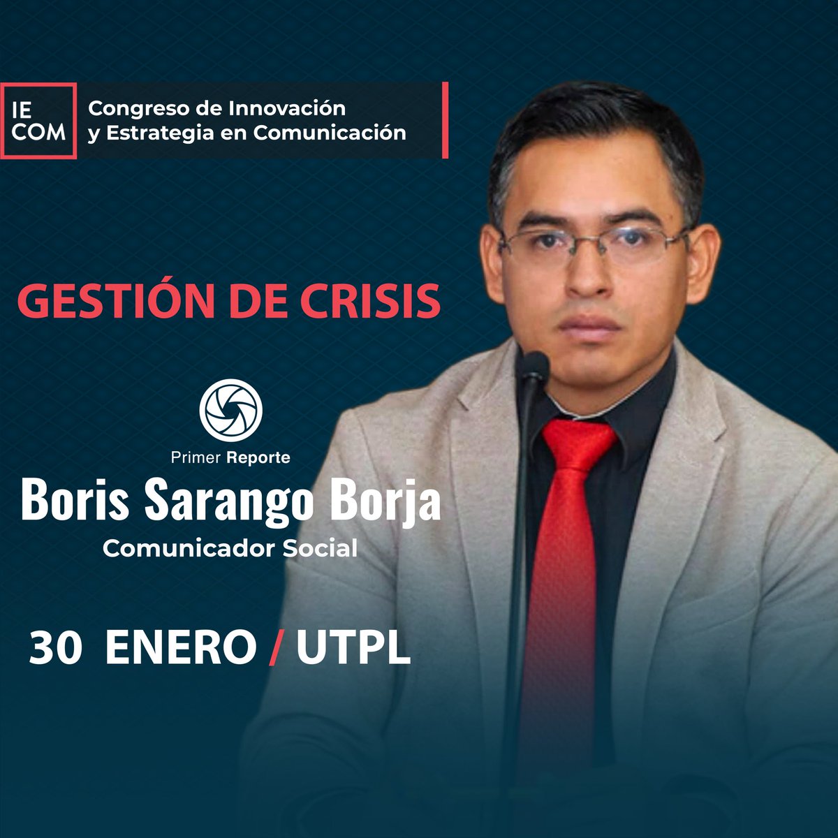 primereporte's tweet photo. Hoy nuestro director, @israelsarango estará participando como ponente en el Congreso de Innovación y Estrategia en Comunicación #iecom2020 organizado por @utpl 🔥👨‍💻👏

¡No te lo pierdas! 🔴#UTPLenVivo @eventosutpl https://t.co/AMlY0DFi3y