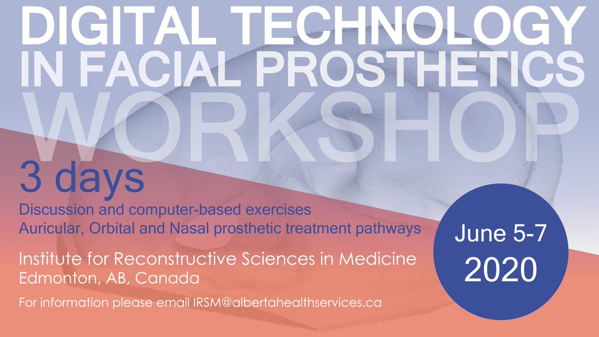 iRSMyeg's tweet photo. Our anaplastology team leads a hands-on training program to educate participants in facial prosthetic technology. Limited space available https://t.co/6u1bRZaxCV #facialprosthetics #yeg #anaplastology #healthcare https://t.co/1oN7WclOBw