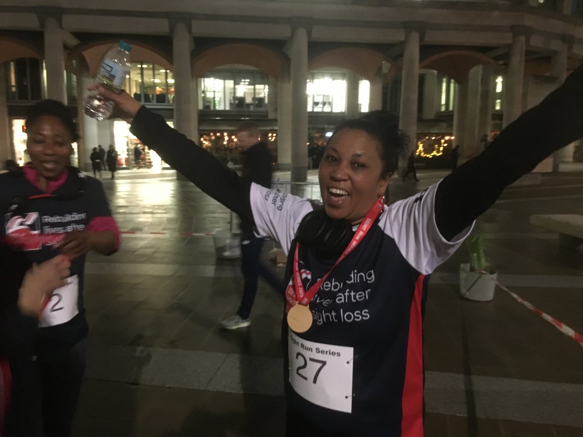 BlindVeterans's tweet photo. Well done everyone who took part in tonight’s #sightrun in #london! Thank you so much! 👏🏼🏅🏃♀️🏃♂️🏅👏🏼 https://t.co/aPirIZ7Oth