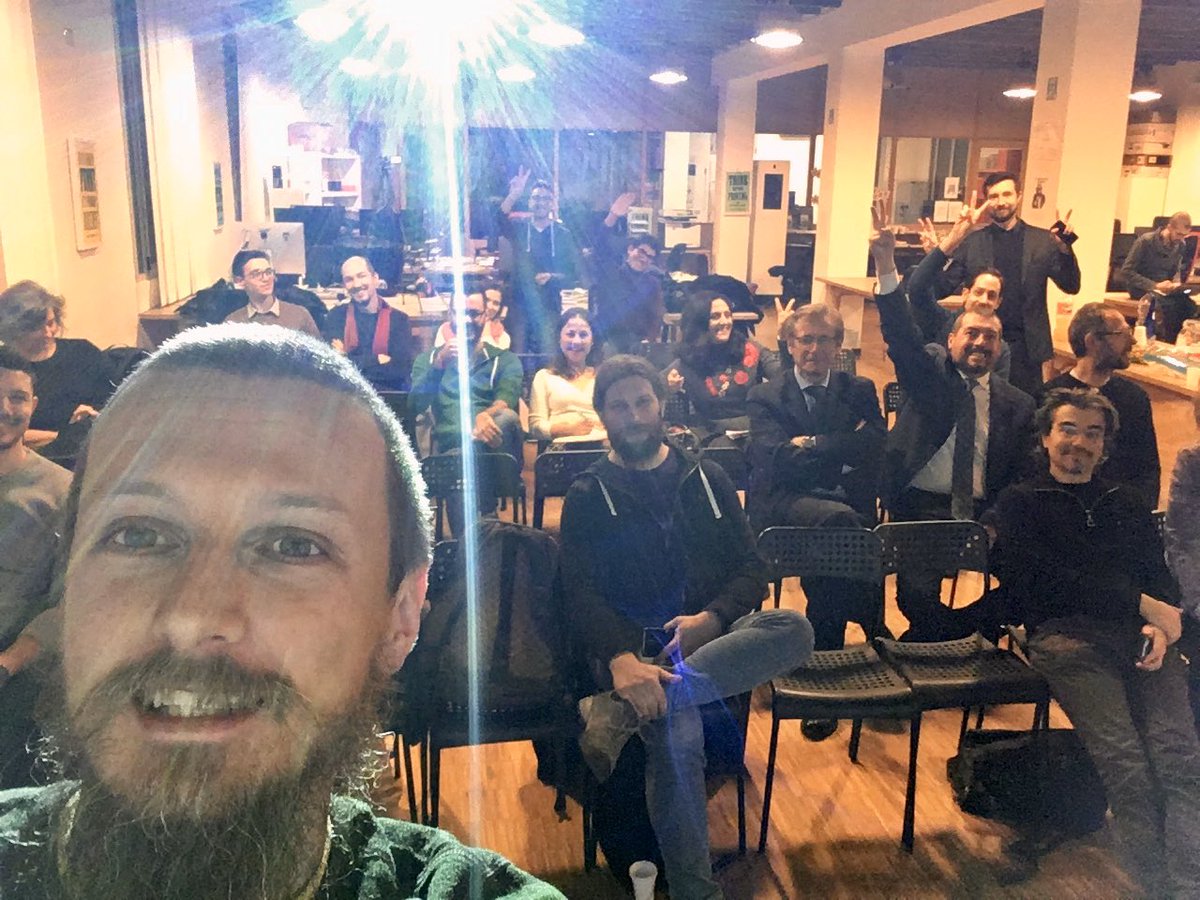 barberaf84's tweet photo. Tonight at #craftedsoftware speaking about @mondora https://t.co/VsKSW4MwiP