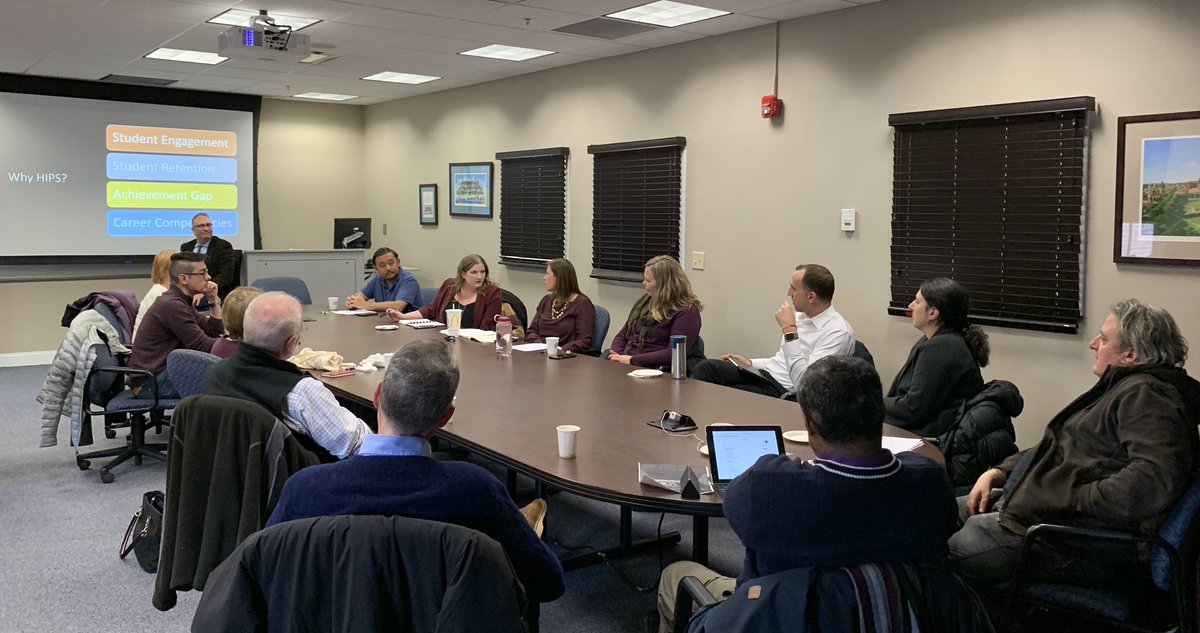 UNewHaven's tweet image. Faculty members at #UNewHaven never stop learning! Faculty and staff met to discuss #HighImpactPractices - including #StudyAbroad and #research opportunities for students. #SuccessStartsHere