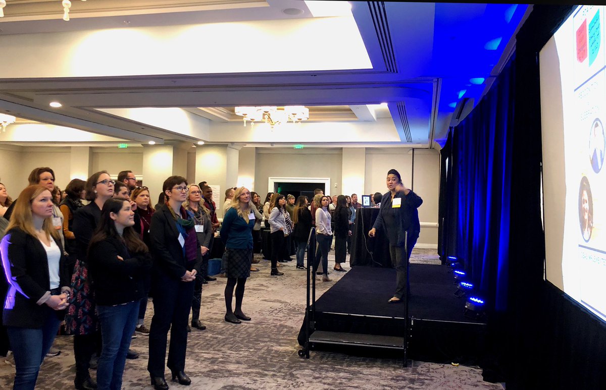 LeiChoiMD's tweet image. Denise Elgarico, @UCSFLean, leading a dynamic workshop on improving communication and engagement. Check out the huge huddle! #ALIComms