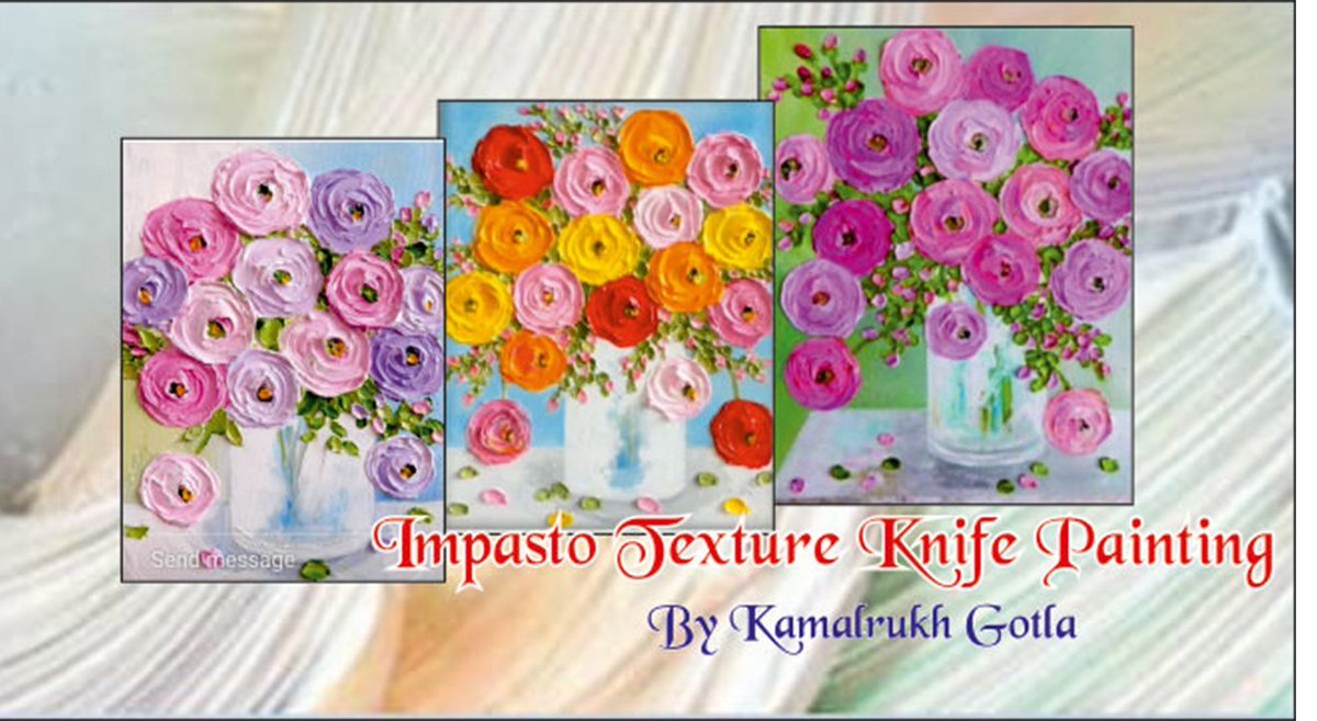 #DailyWorkshop Impasto Texture Knife Painting Workshop: Kamalrukh Gotla –  #limitedseats #BookNow <a href="/Skilltivate/">Skilltivate</a> buff.ly/3aOww1K