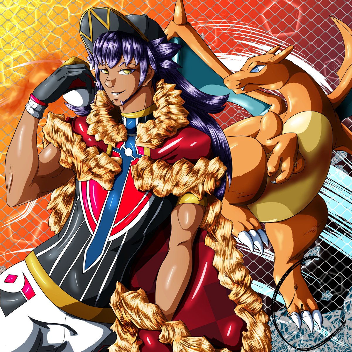 clueless201's tweet photo. Finished Leon from Sword and Shield!! Hope you like him!

#pokemon #pokemonswordandshield #cluelessart #charizard #championleon #digitalart #pokemonfanart https://t.co/AsBYLvmLaa