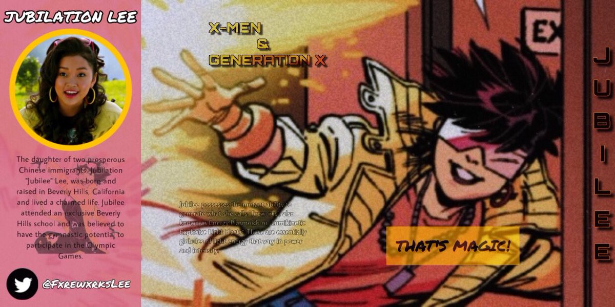 ⊗⨟ 𝘑𝘜𝘉𝘐𝘓𝘈𝘛𝘐𝘖𝘕 𝘓𝘌𝘌. 
╰┄┄┄𝙅𝙐𝘽𝙄𝙇𝙀𝙀｡

 ❝𝘐 𝘢𝘮 𝘯𝘰𝘵 𝘢 𝘤𝘩𝘪𝘭𝘥! 𝘕𝘰𝘵 𝘴𝘤𝘢𝘳𝘦𝘥, 𝘦𝘪𝘵𝘩𝘦𝘳! 
               𝘕𝘰 𝘸𝘢𝘺, 𝘯𝘰𝘩𝘰𝘸!!.❞

◈ › Mᴜᴛᴀɴᴛ 
 ↳◈ › Cᴏᴍɪᴄᴠᴇʀsᴇ
      ↳◈ › #MᴀʀᴠᴇʟRP

❪ ↻ ❫