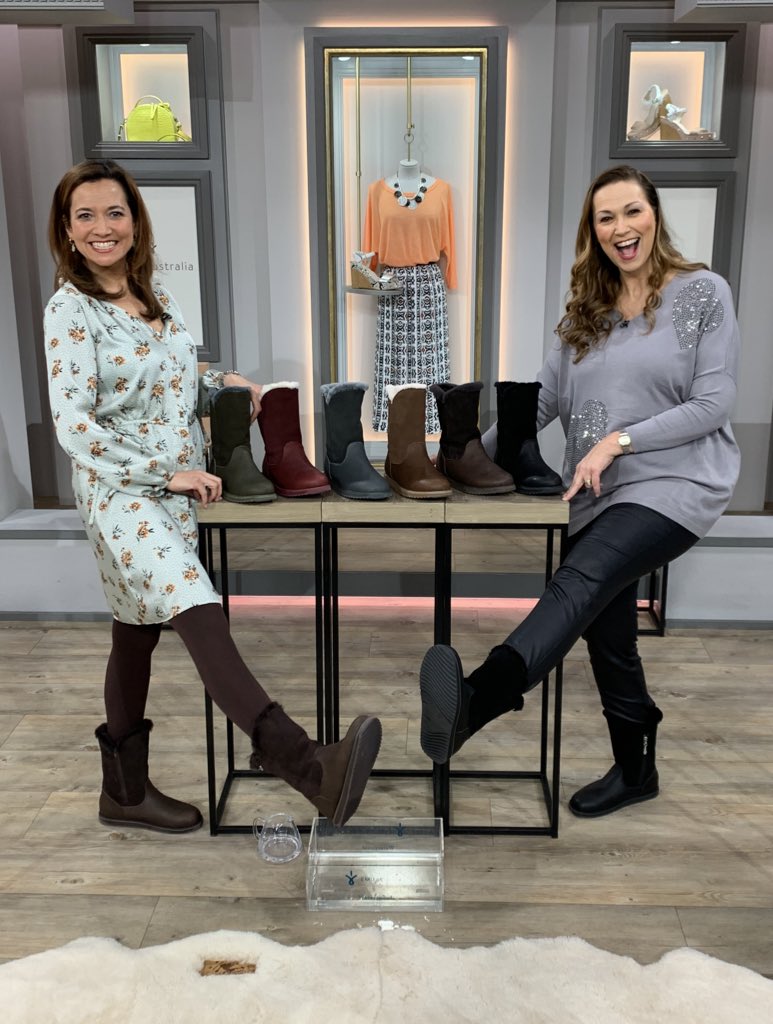 Treat yourself to some gorgeous clothes from @RuthieeL #ruthlangsfordfashion right now on @qvcuk ... then join @jillyQVC & me straight after at 9pm for the launch of the Todays Special Value from @emuaustralia #emuboots and #treatyourfeet ! #thursdayvibes