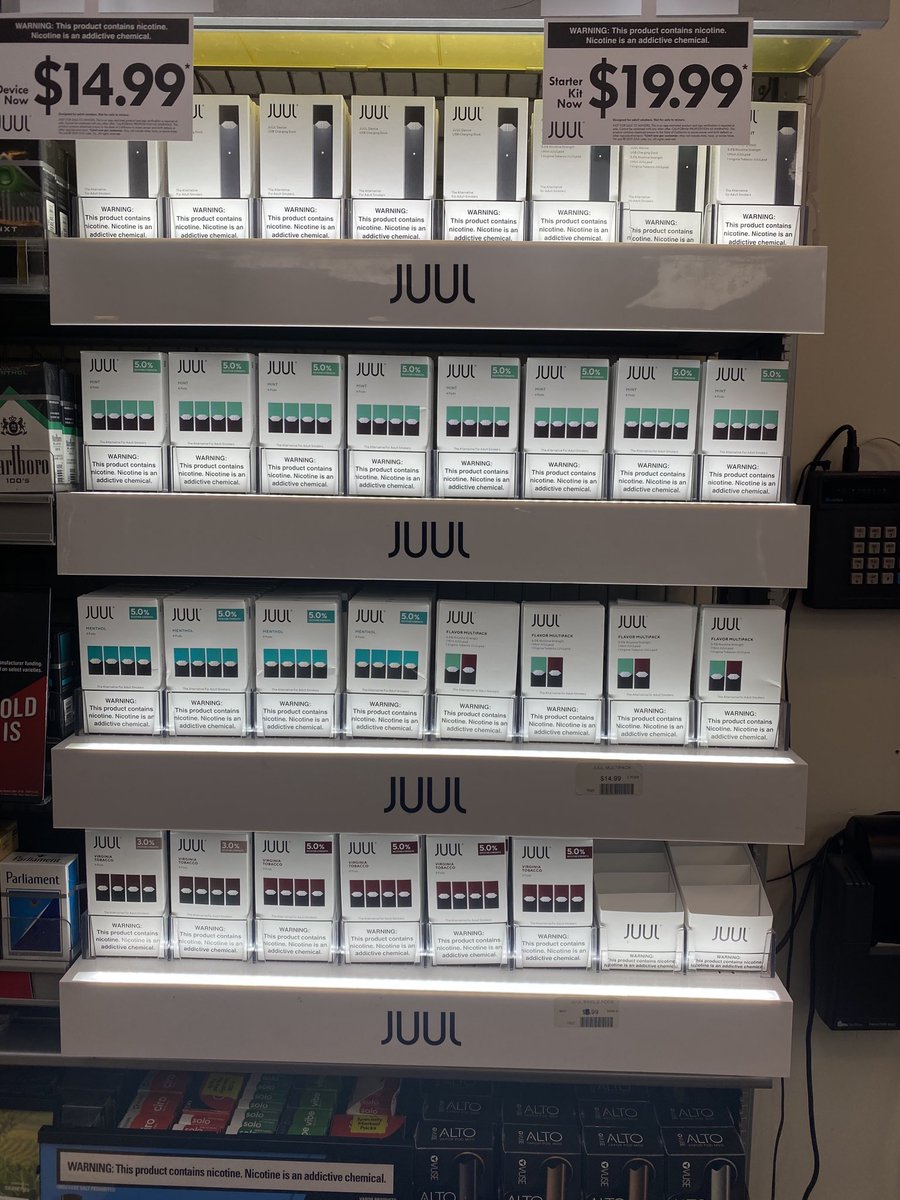 Quickway4's tweet image. Juul Mint back in stock 4 packs $28.99 and singles $8.99 plus tax.
