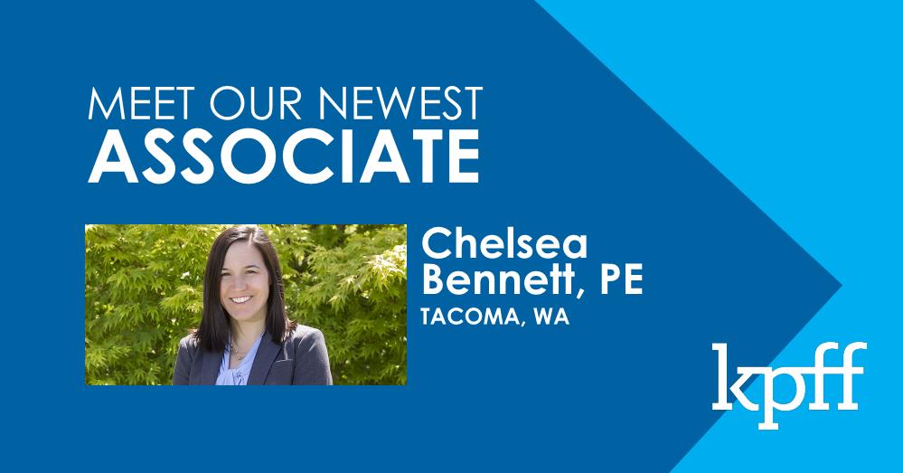 KPFF_SPD's tweet photo. Congratulations to our newest Associate, Chelsea Bennett! Chelsea is known for her dedication, work ethic, development as a leader, and ongoing commitment to clients. Congrats! https://t.co/fV9Ega0svn