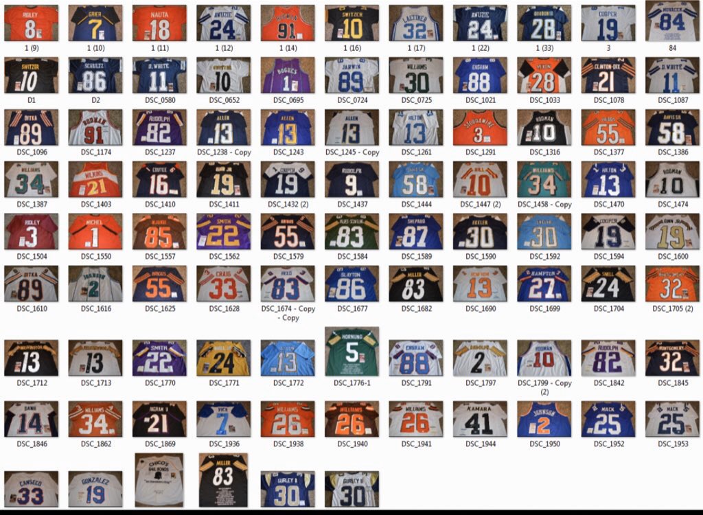 TomCatTheGoat's tweet photo. Winners choice signed jersey raffle #3

20 spots at $10 each

Winner chooses any* jersey , shipping included

All jerseys have a COA

Dm or reply if you want a spot

Rts appreciated 

1 random rt will win a free spot and could possibly win a jersey just for RTing 

Win for free😳 https://t.co/LrH6PtTh88