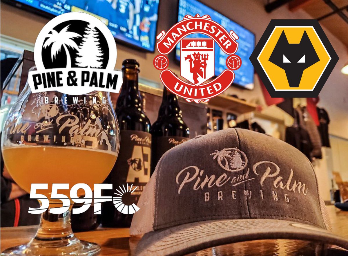 MufcFresno's tweet image. Manchester United take on Wolves this Saturday. We will be at @pineandpalmbrew kickoff will be at 9:30. Hope you can make it, see you there. #mufc #manchesterunited #premierleague #559fc