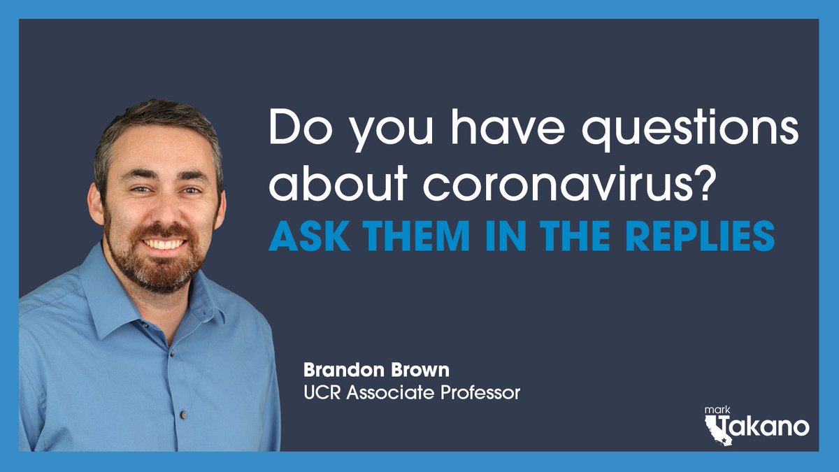 Do you have questions about coronavirus? Ask them in the replies. 