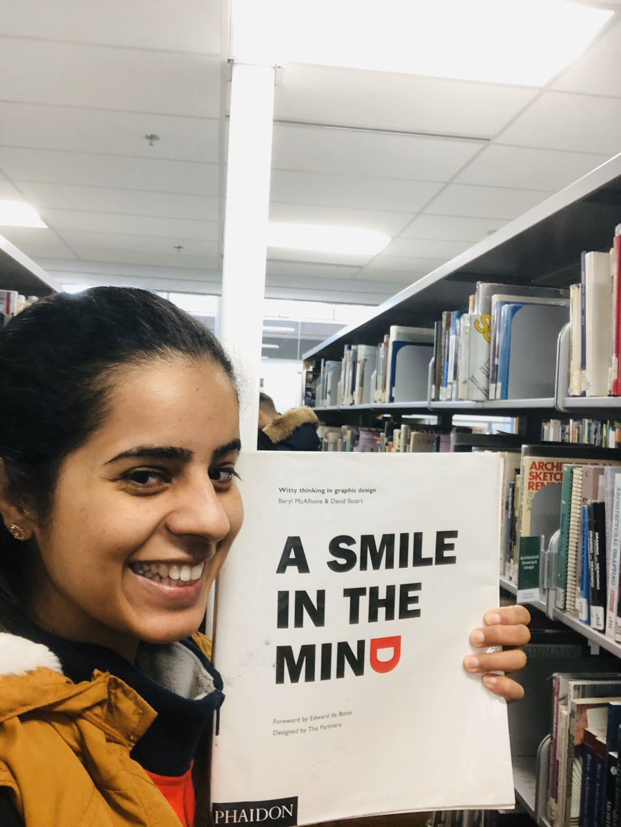 AsAnuSharma's tweet photo. “A smile in the mind” and a smile on the face. #ACLibrarySelfie @daniellejallard https://t.co/1hIdRmFPl6