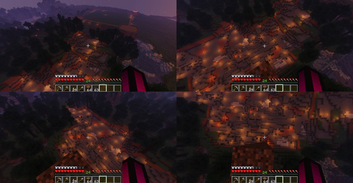 BarkLogistic's tweet image. Working on a Minecraft project in my own time. Building a castle in Survival. You can see the frame of it in the top left! I've still got a lot of landscaping to do before I can build on the Castle itself. Here's the aftermath of mining dirt for the landscaping! #minecraft