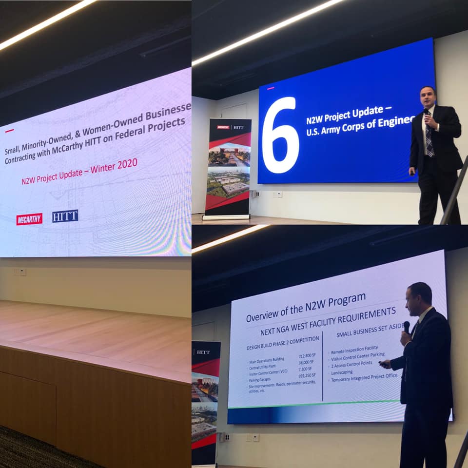 Today, USACE talked small business set-asides for the N2W program at the Winter 2020 Project Update hosted by our Design-Build Contractor, McCarthy HITT. If you missed it, please call us for more info! 314.676.9418. <a href="/KC_USACE/">usacekc</a> <a href="/McCarthyBuild/">McCarthy Building Co</a> @twHITTr