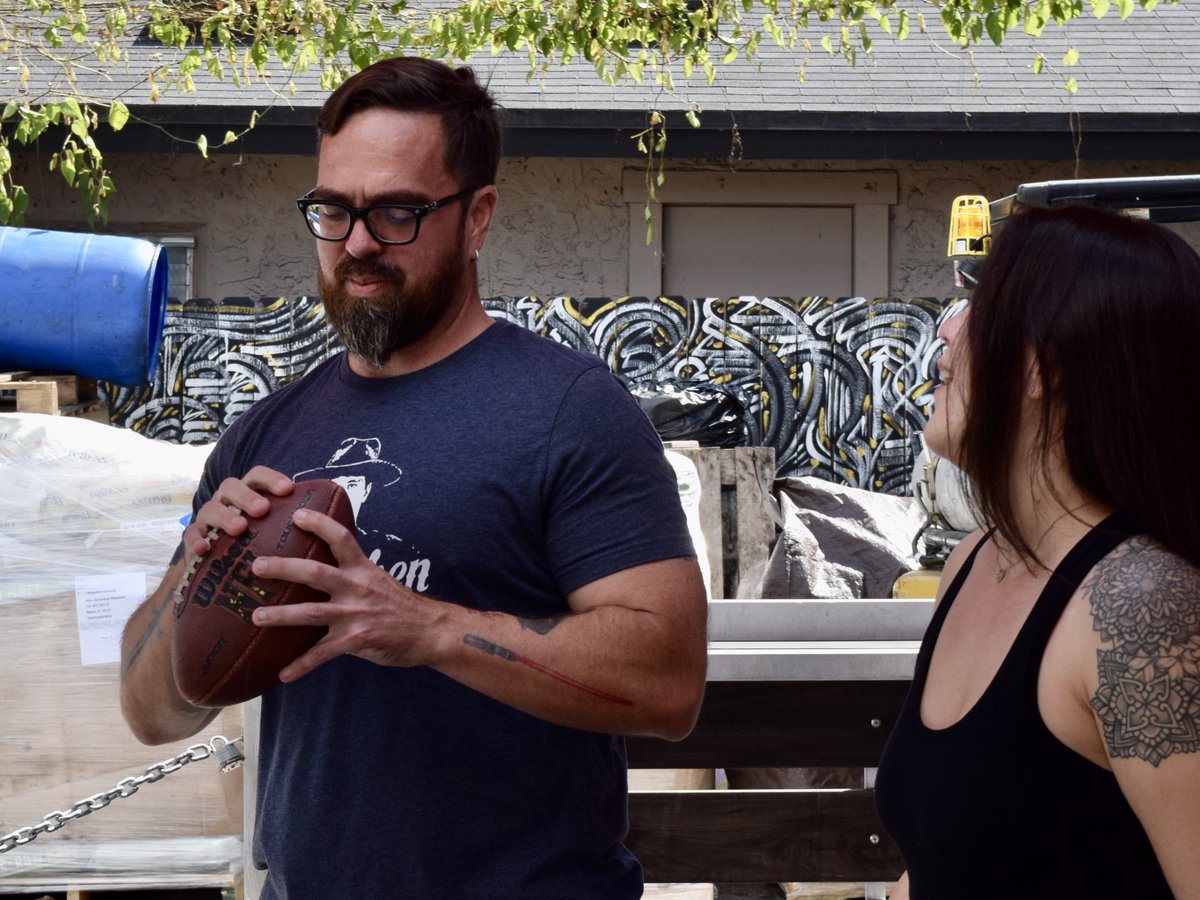 This Sunday, no wings &amp; pizza here. We're throwing a real, Miami-style SB party. #MadrecitasBistro will be roasting a whole pig. We'll be tapping a keg of our top-rated Berliner Weisse in the world, #MiamiMadness. The party starts at 3PM. #thethirstisreal #madeindade #SB54