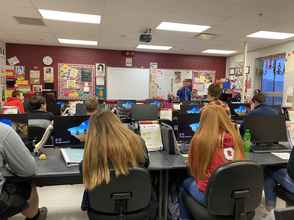 MrsABurkitt's tweet photo. Perseverance: refusing to give up in the face of adversity—no matter how difficult the task.   ~CD&amp;L/Hoedel
Thank you @jreuterphs for sharing your stories with our #cdlphs freshmen this morning!! #PiketonPride https://t.co/wcreHzo2uT