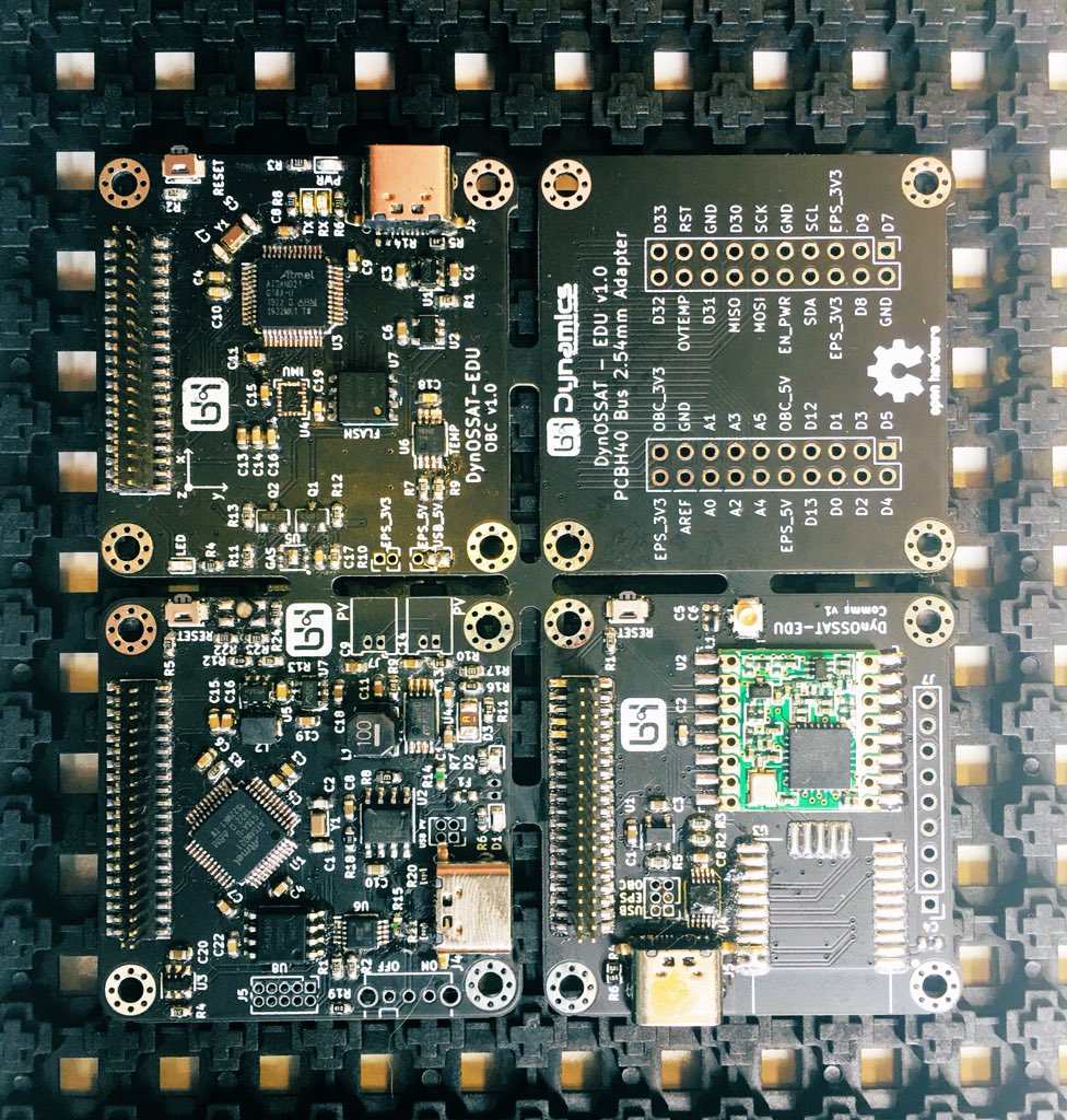 BHDynamics's tweet photo. First heartbeat ๐
#BHDynamics #pocketsat
DynOSSat-EDU
OBC system compiled and ready. ๐๐ซ๐ฐ
#cubesat #firmware #lora #newspace #madrid #everis #electronics #spacex #indra #dsn #altran #dynossat #airbus #cubesatellite #pocketcube #startuc3m #esa #ienai #jpl #iaru https://t.co/HejzPkUM1w