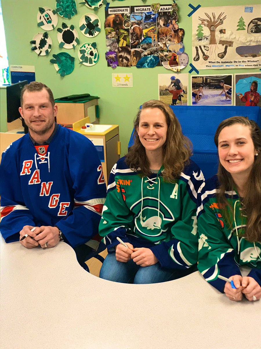 CTWhaleHockey's tweet photo. Starting them young! @e_orlando14 @tweeterlessG and @EnforceOrr had fun today teaching these preschoolers about the game of hockey. 🐳🏒🥅#GrowTheGame #FutureDraftPicks https://t.co/b8b7FVXj6N