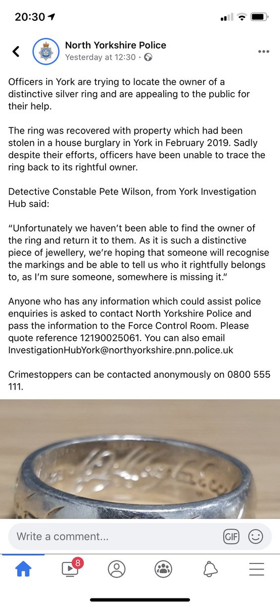 Joeynoble's tweet photo. Huge thanks to North Yorkshire Police for, by far, the best moment of 2020 and actually making me laugh today! 🤣🤣 #lovethecomments # https://t.co/xU4Q6qTtVF