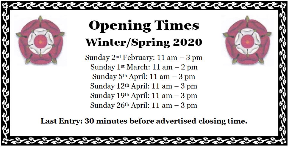 It's very nearly February, which means <a href="/TudorHouseWey/">Tudor House Weymouth</a> is about to awaken from its winter slumbers!