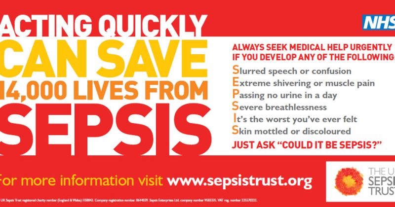 WealdenCFRs's tweet photo. Would you recognise the signs of Sepsis?  It kills!

#beaware #staywise https://t.co/o3i8IO9lY8