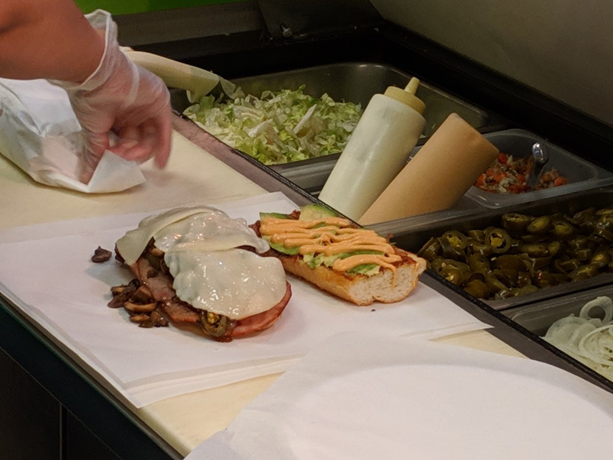 Getting saucy with it.