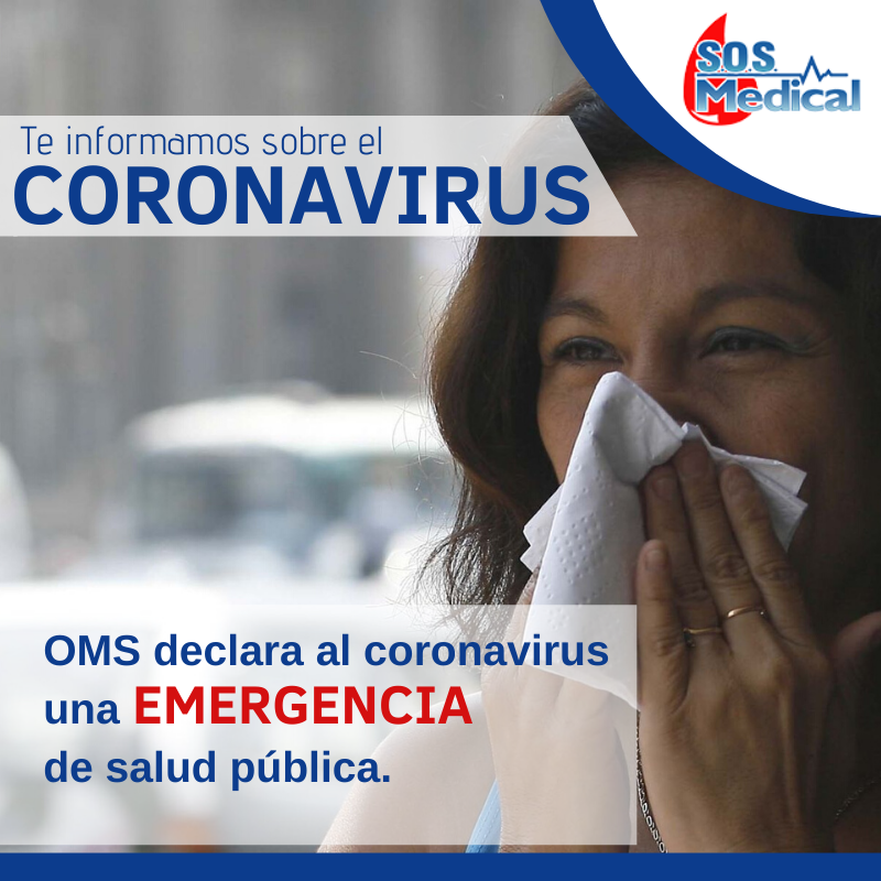 SOSMedicalSA1's tweet photo. #OMS declara al #coronavirus una #emergencia de salud pública. https://t.co/gaQjF5F36x