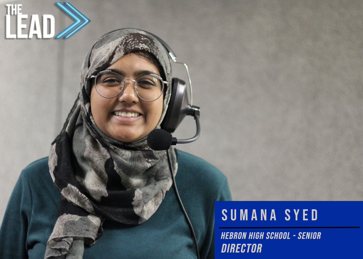 LISDTheLead's tweet photo. Sumana Syed, our director and co-producer from @Hebron_HS! https://t.co/TQwclP1Gpr
