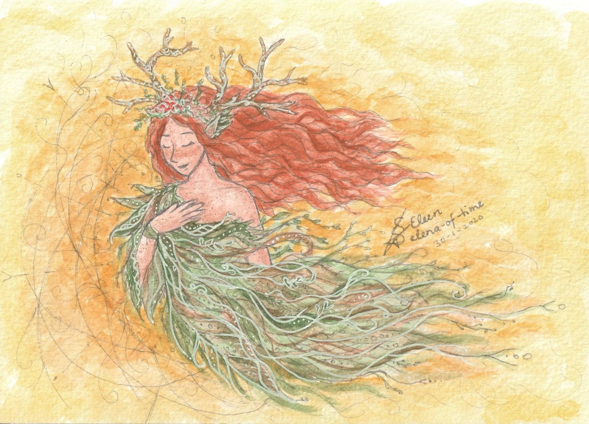 ElenaOfTimeArt's tweet photo. I participated in another #weeklywip challenge from the fandomwip discord server and made this painting! The prompts 'precious' and 'ethereal' both really inspired me ✨
#art #artwork #fantasyart https://t.co/lbAYCF49SN