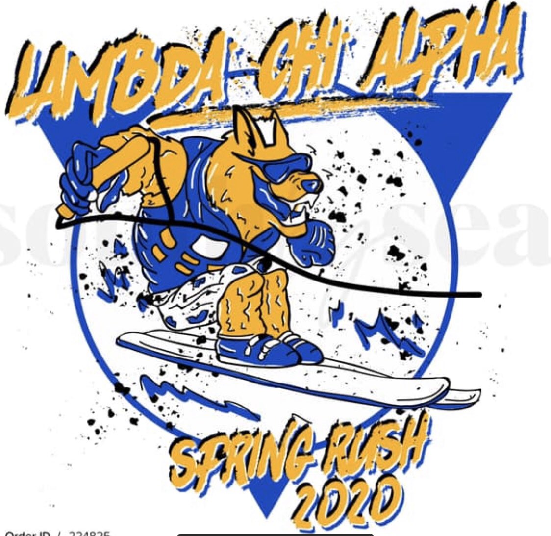 Help us celebrate having the biggest spring rush class on campus! We have a few rush shirts still available and this comfort-colors long sleeve tee can be yours for just $20! Text 314-795-9101 if you would like one #ChopsOnTop