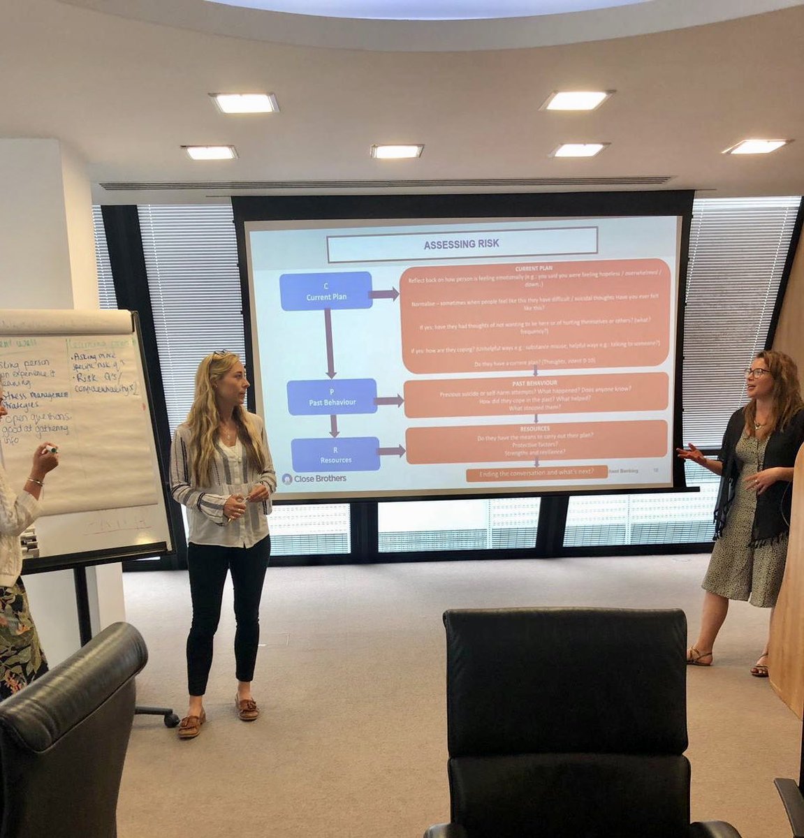 wellrootedLtd's tweet photo. TBT to @wellrootedLtd top up training for Mental Health First Aiders @CloseBrothers - such a brilliant engaging group! #CPD #MHFAs #roleplay #wellrooted https://t.co/hsSG6zwACV