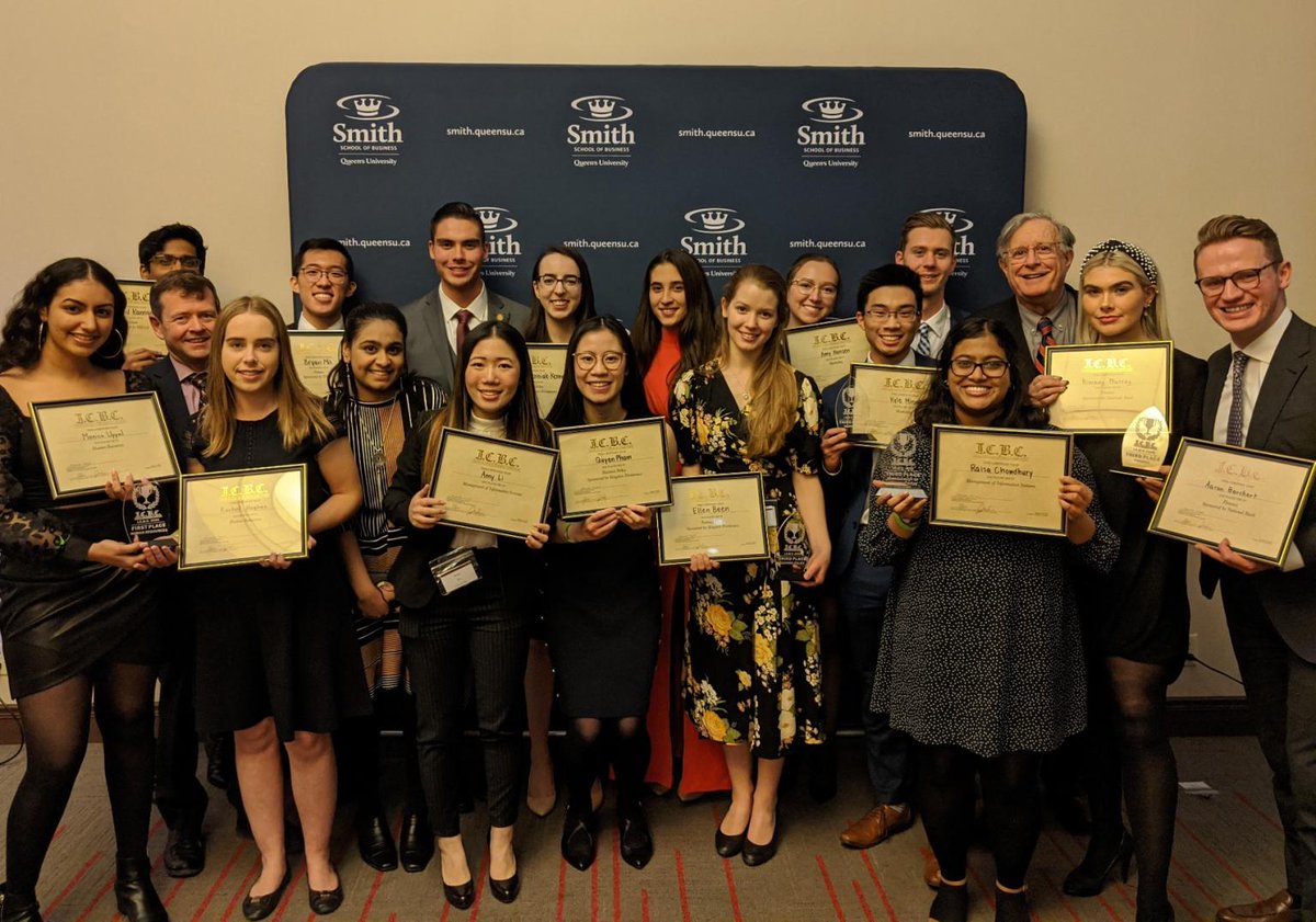 HaskayneSchool's tweet photo. Proud is an understatement. Congratulations to our #MyHaskayne students who won two gold and four bronze medals at the 2020 ICBC42 event hosted by @queensu students. Check out our FB page for the full post. #haskaynecompetes #liveloveicbc https://t.co/j4J23oavp4