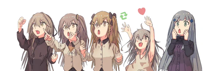 #ドルフロ #少女前線 #少女前线 #소녀전선 #GirlsFrontline 
指揮官「ちょっと ふぁぼリツして来る。」 