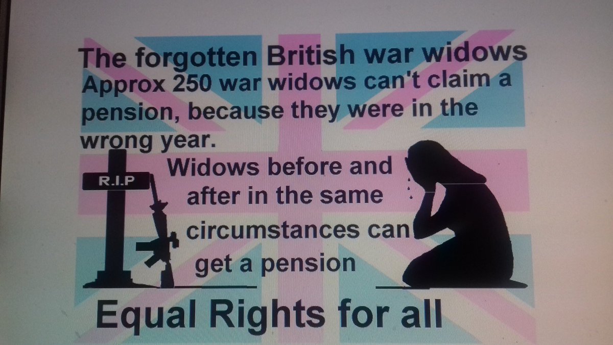 Forgotten women #warwidows #injustice