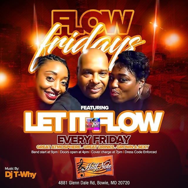 HalfNoteLounge's tweet image. Flow Fridays! Only at the Half Note Lounge

Doors open at 4pm! Cover starts at 7pm! Band starts at around 9pm. 

#friday #flowfridays