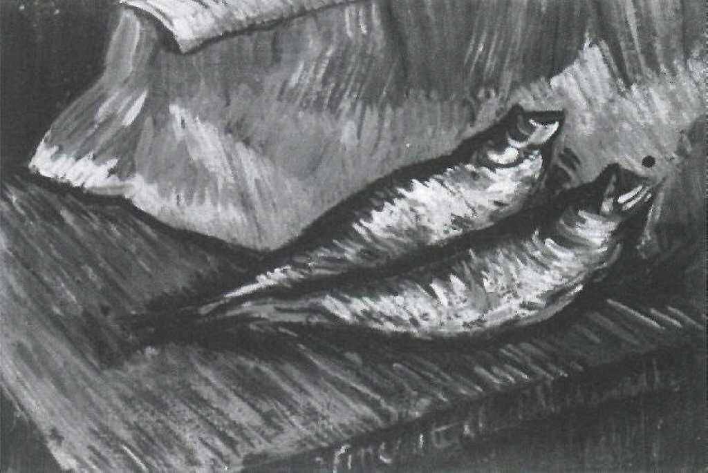 vangoghdailygallery:

  Still Life Two Red Herrings