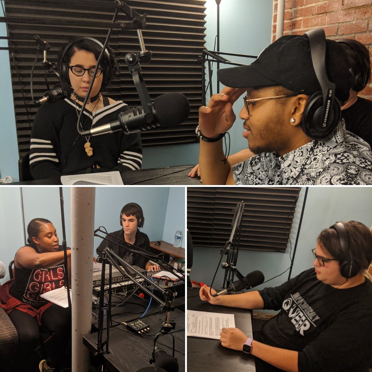 OutWithItPod's tweet photo. Behind the scenes shot of our panelist while they recorded their Creating Change recap! 📣🏳️‍🌈 Sending so much love to @TheTaskForce for a great conference and to @AFFACharleston for ensuring our youth attend every year 🥰 

Did you attend the conference? What were your highlights? https://t.co/SkwDdTPwnG
