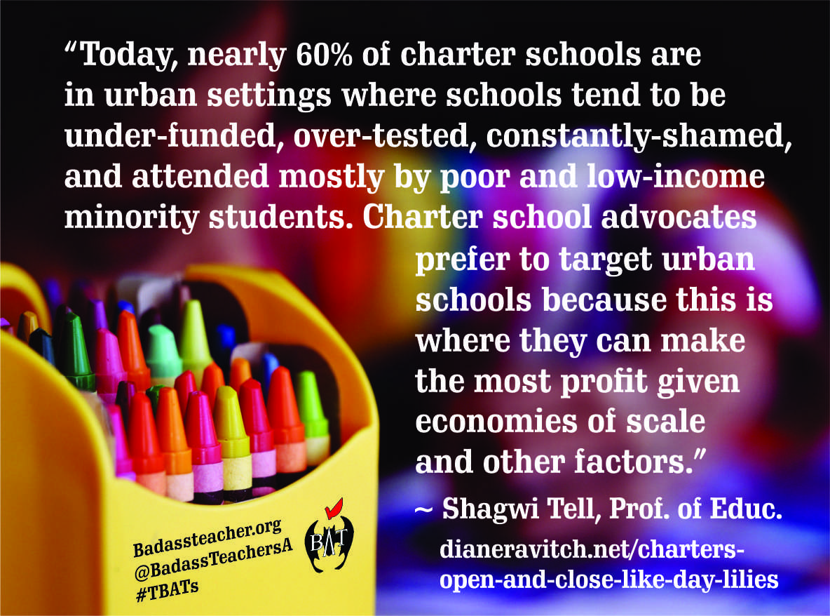 #CharterSchools 
#SchoolChoiceIsNoChoice 
#PublicSchoolProud 
#TBATS