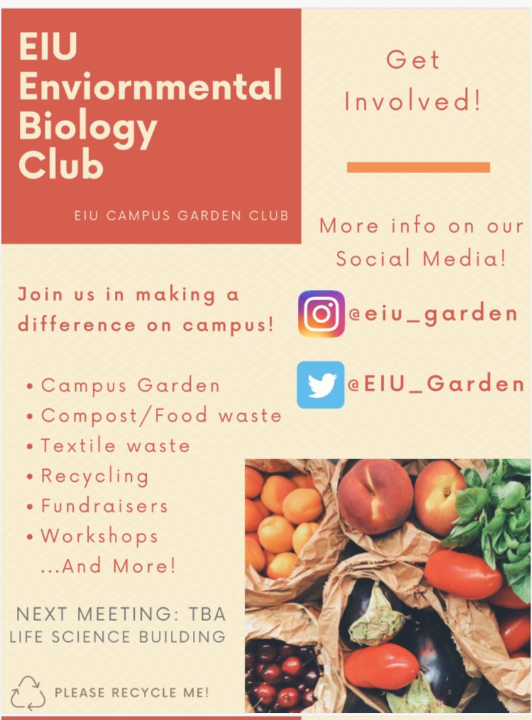 First meeting is TODAY at 5pm! We’re having a potluck dinner with a bunch of new and exciting news to share, hope to see everyone there! 💚🥦🥬