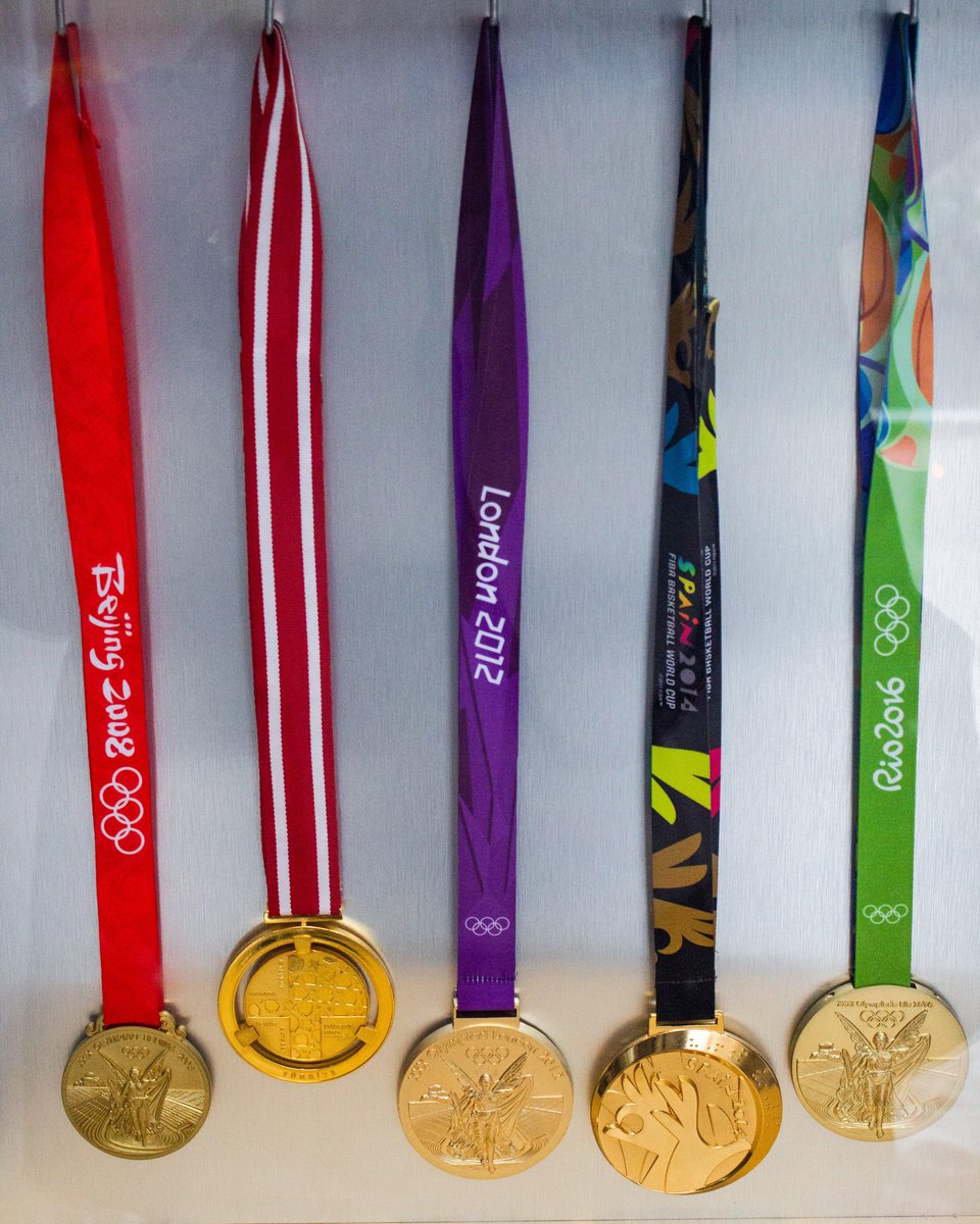 ColangeloMuseum's tweet image. Did you know that while Jerry Colangelo has been serving as Managing Director of Team USA Men's Basketball, the team has won three gold Olympic medals and two gold FIBA medals? Come check them out at the Colangelo Museum TODAY!