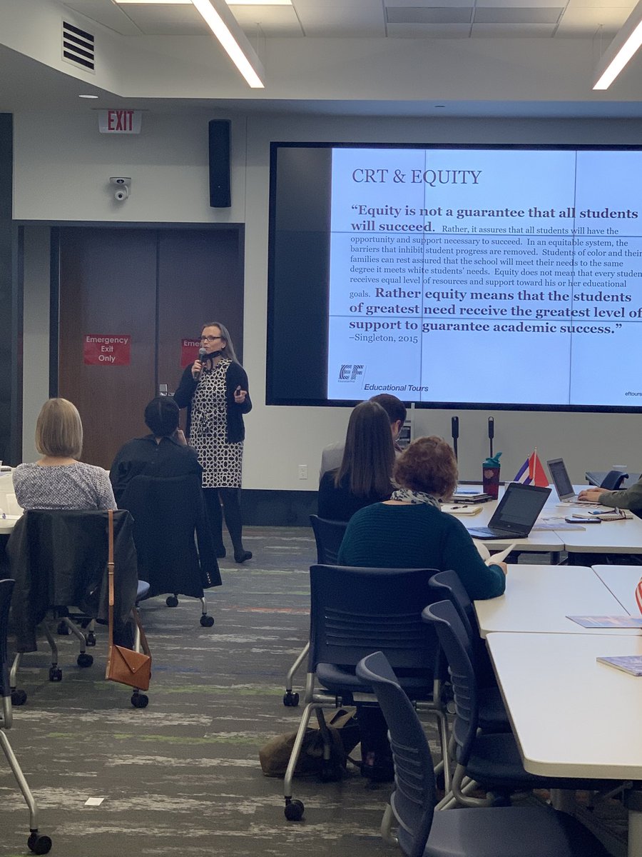 Dr. Carrie Underwood, Denver Public Schools School Board President, joined us today at the Global Ed Symposium, and shared the importance of Ss experiencing educational travel increases student achievement. #R10global #R10leaders #R10tech